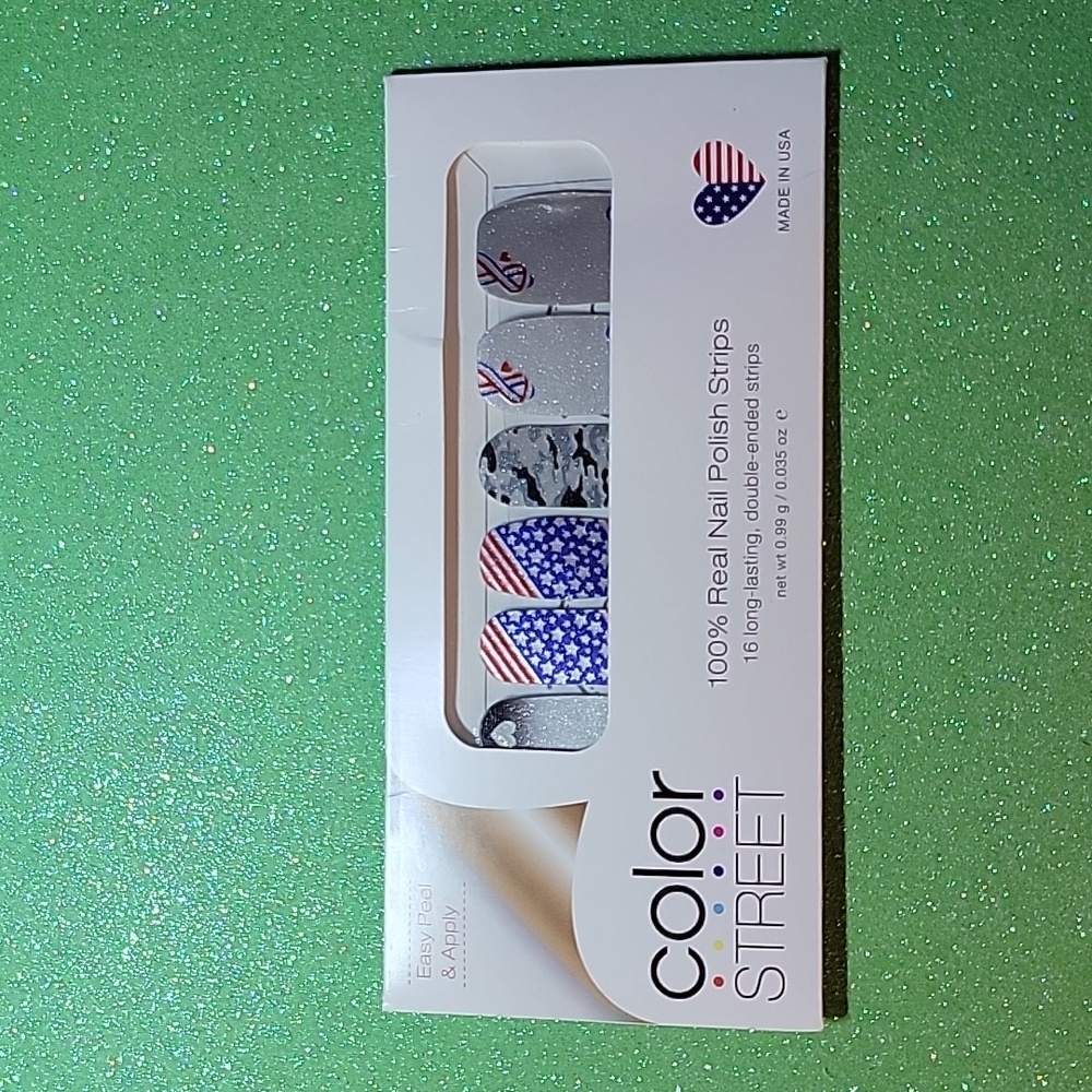 Color Street Real Nail Polish Strips Because of the Brave